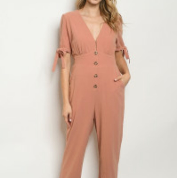 Sale! DANNI Blush Jumpsuit - Picture 2 of 5